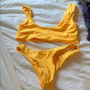 Yellow bikini set